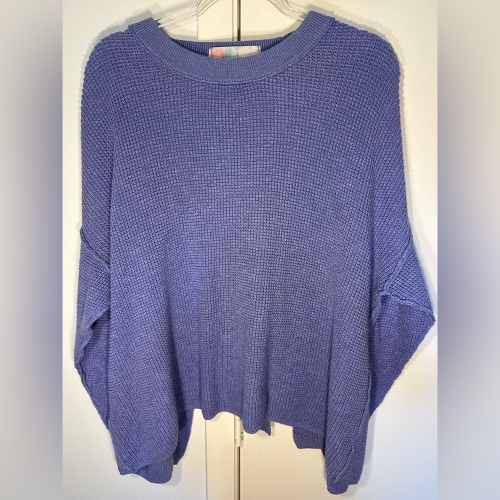 free people beach | Knit Open Back w/ Tie Sweater